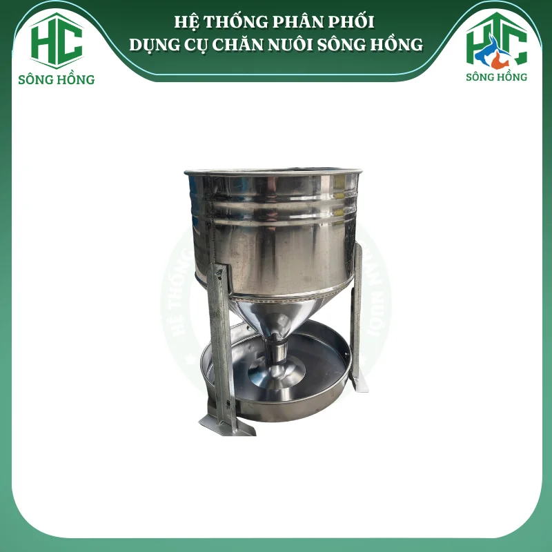 Máng ăn đổ bao cho vịt