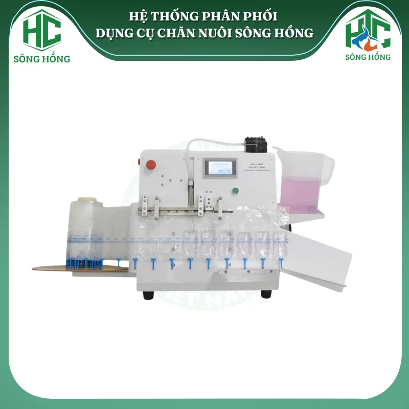 Máy san chiết và đóng gói tinh tự động