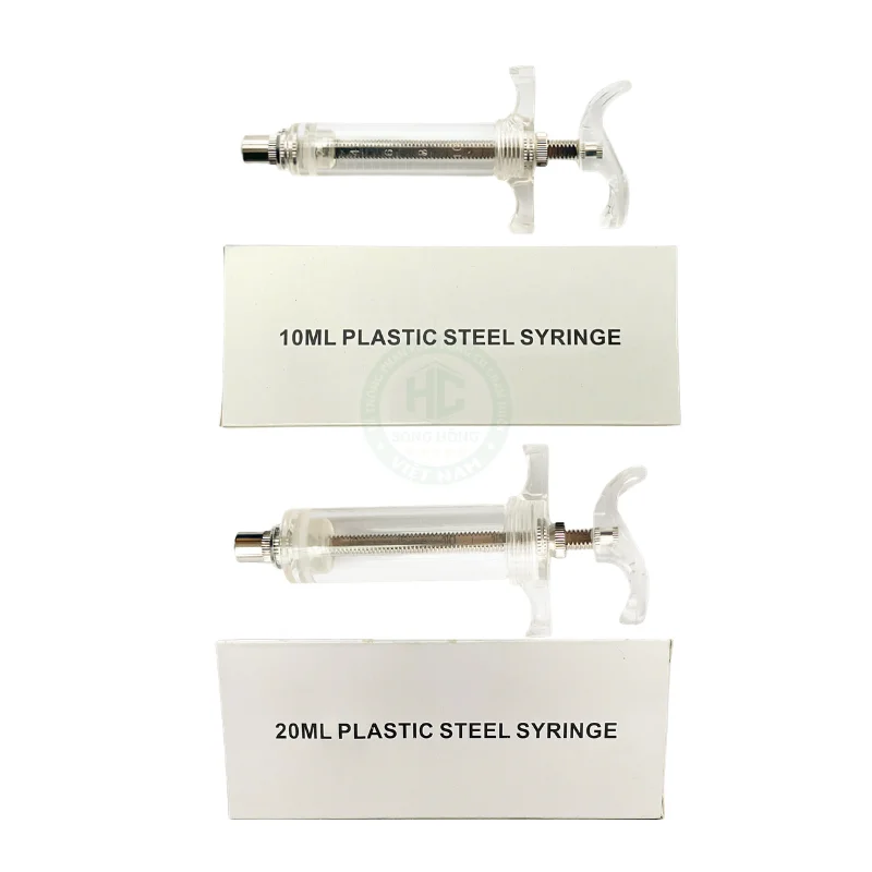 Xilanh tiêm cầm tay meka trắng 10ml, 20ml