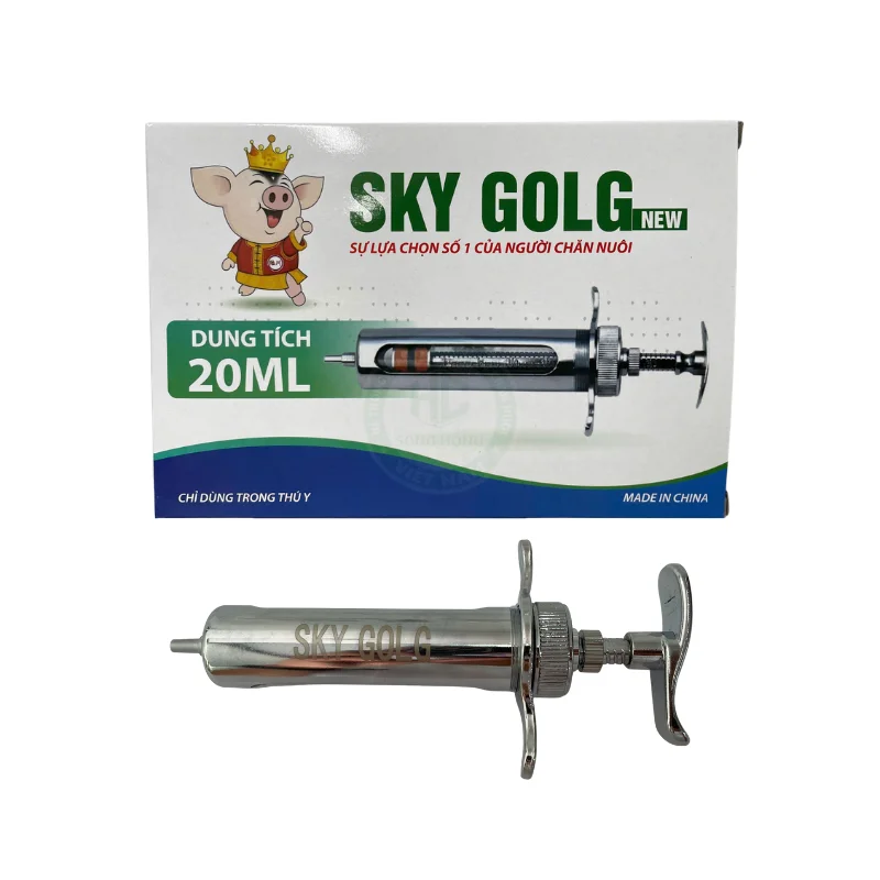 Xilanh tiêm cầm tay Sky Golg 20ml inox